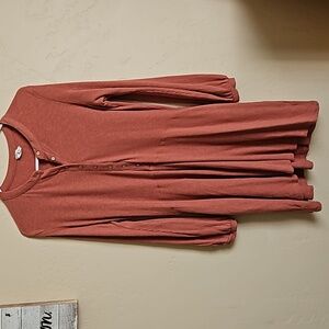 Flawless medium dress, rust
